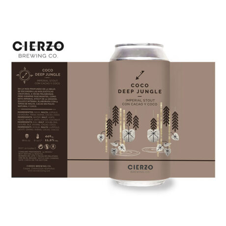 Cierzo Coco Deep Jungle: Imperial Stout with Cocoa & Coconut - <b>SALE</b>
