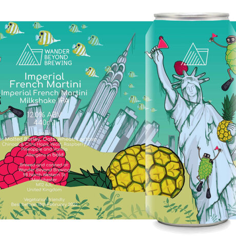 Wander Beyond French Martini: Quad Milkshake IPA